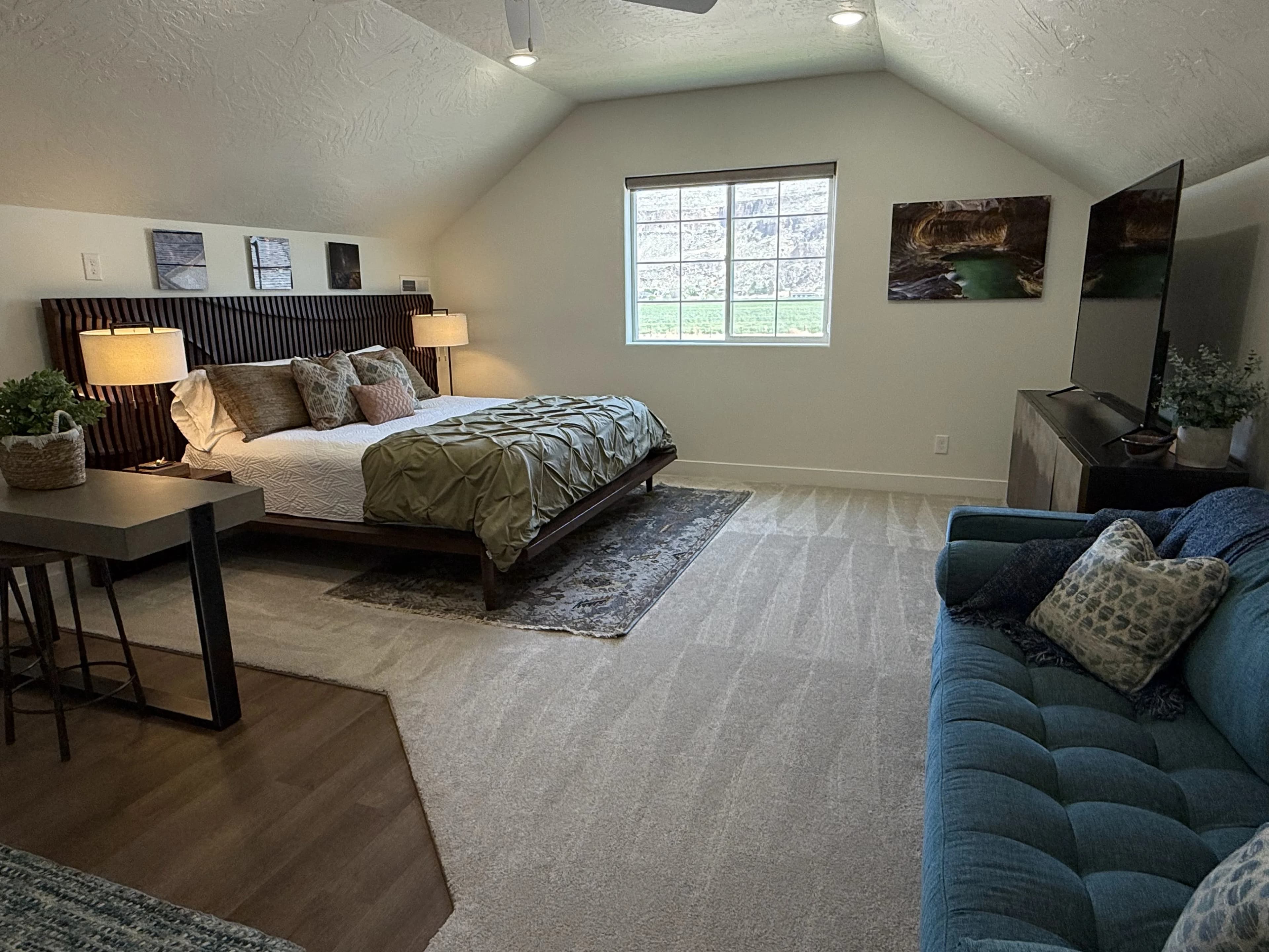 Stylish bedroom interior