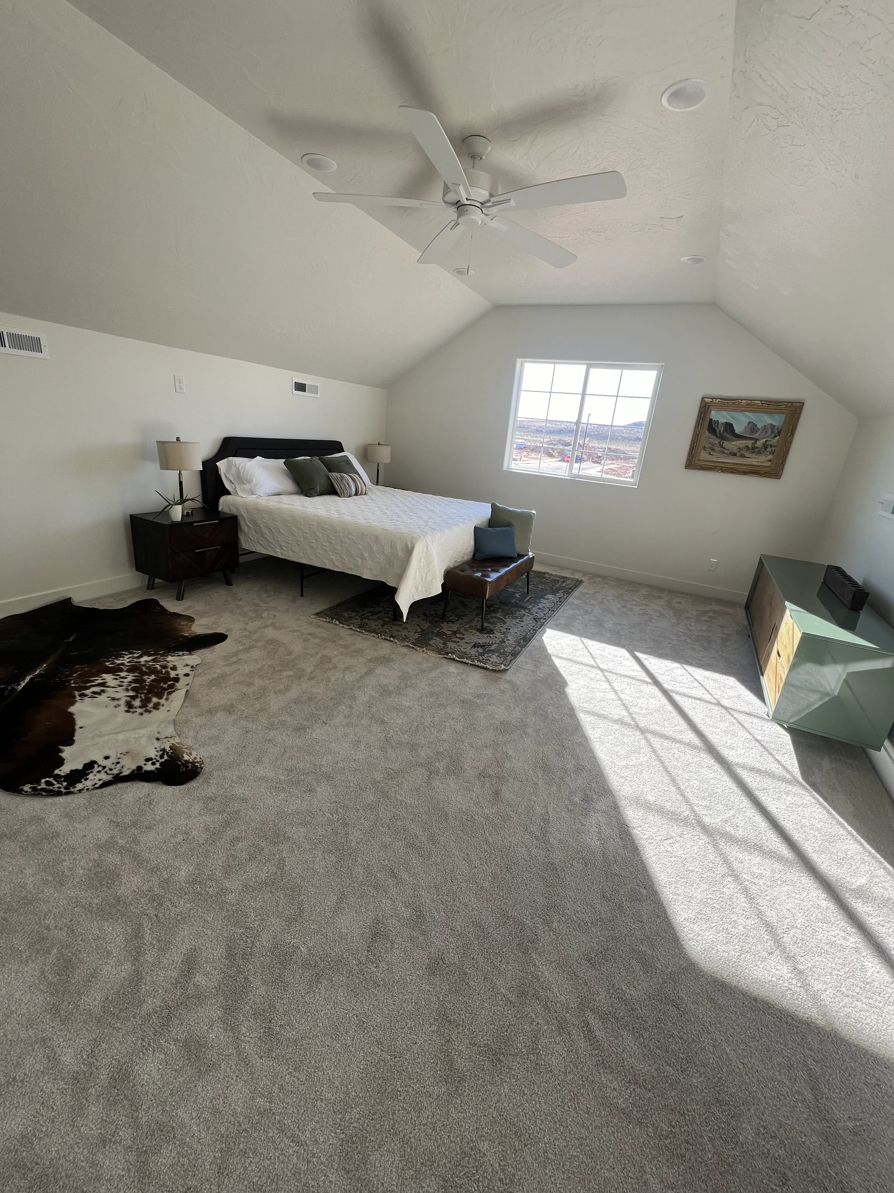 Modern bedroom styling